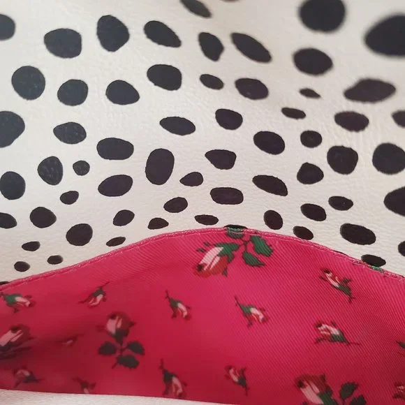 Betsey Johnson Pink Animal Print Faux Leather Mini Backpack - Picture 8 of 14